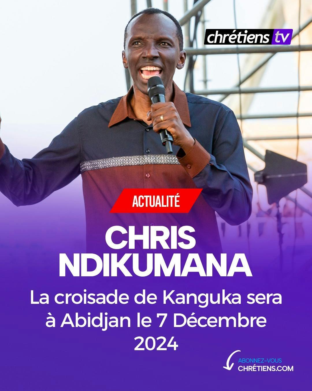 Très attendue par les chrétiens ivoiriens, la croisade Kanguka, menée par l’Évangéliste international Chris Ndikumana, fera escale à Abidjan le 7 décembre prochain. Cet événement promet d’être un moment de réveil spirituel intense pour la Côte d’Ivoire, à l’orée des élections présidentielles.